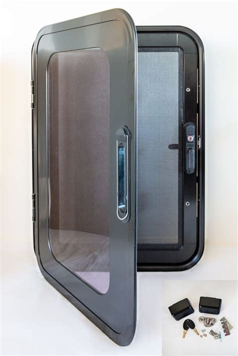 The Aussie Traveller range of doors offer maximum security with a modern look. . Teardrop camper doors and windows